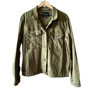 Women's XL Sanctuary Olive Green Cargo Utility Jacket